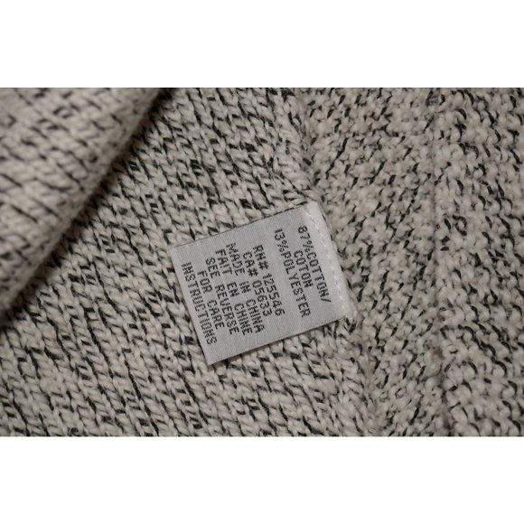 Habitat Sweater Women Gray Knit Round Neck Long Sleeve Pocket Sweater - Picture 12 of 13